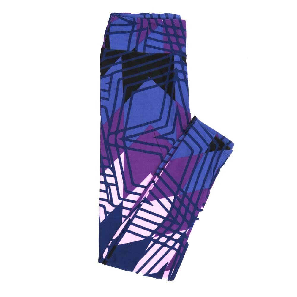 LuLaRoe One Size OS Chevron Herringbone Stripe Leggings fits Adult sizes 2-10 for Women OS-4396-S