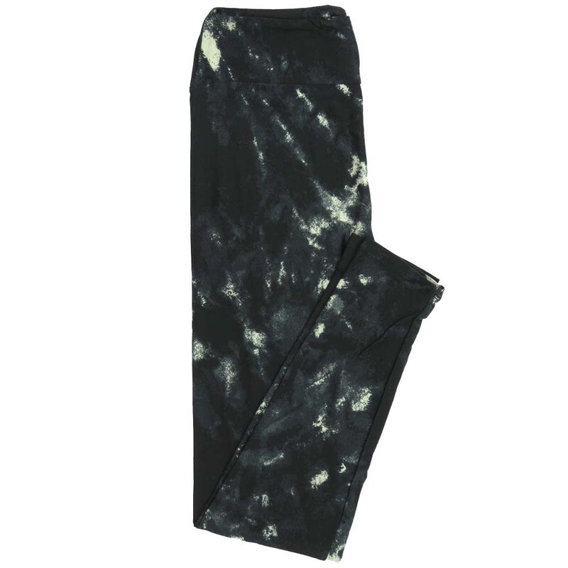 LuLaRoe One Size OS Tye Dye Muted Dark Leggings fits Adult sizes 2-10 for Women OS-4396-ZA