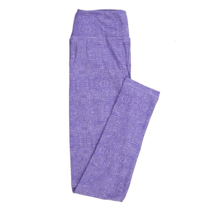 LuLaRoe One Size OS Geometric Crosshatch Leggings fits Adult sizes 2-10 for Women OS-4396-N