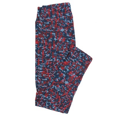 LuLaRoe One Size OS Geometric Abstract Leggings fits Adult sizes 2-10 for Women OS-4396-T