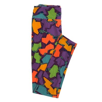 LuLaRoe One Size OS Geometric Abstract Polka Dot Leggings fits Adult sizes 2-10 for Women OS-4396-D2