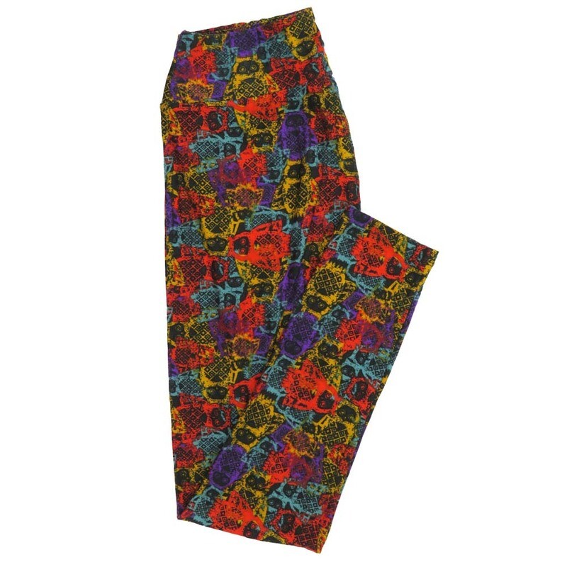 LuLaRoe One Size OS Owls Leggings fits Adult sizes 2-10 for Women OS-4396-ZQ