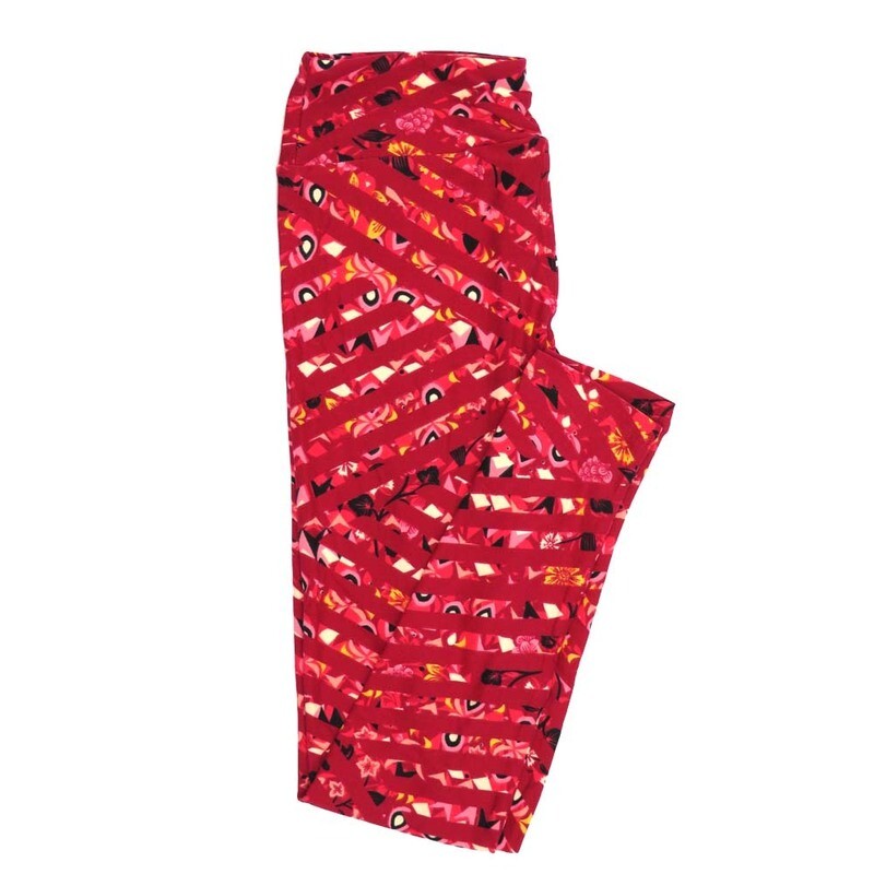 LuLaRoe One Size OS Chevrons Arrows Leggings fits Adult sizes 2-10 for Women OS-4407-ZF