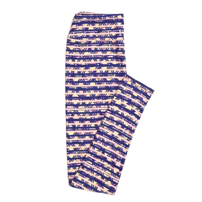 LuLaRoe One Size OS Roses Leggings fits Adult sizes 2-10 for Women OS-4407-ZA