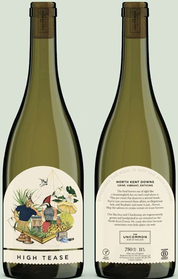 High Tease | English White Wine | Bacchus &amp; Chardonnay