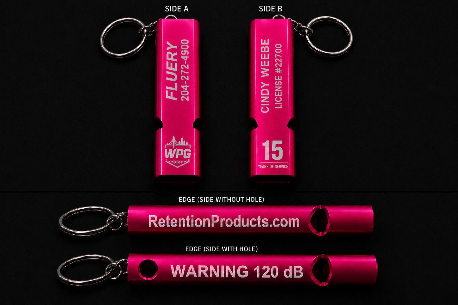 S-Tag with Dealership Name, Phone Number, Sales Name and License Number *****    Package of 20 includes free shipping &amp; no set-up charge