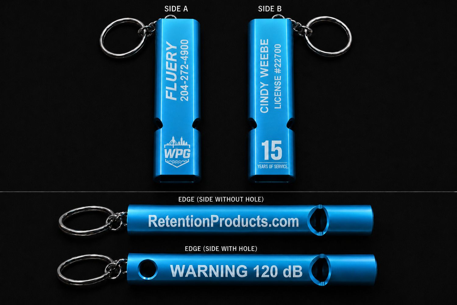 S-Tag with Dealership Name, Phone Number, Sales Name and License Number *****    Package of 20 includes free shipping &amp; no set-up charge