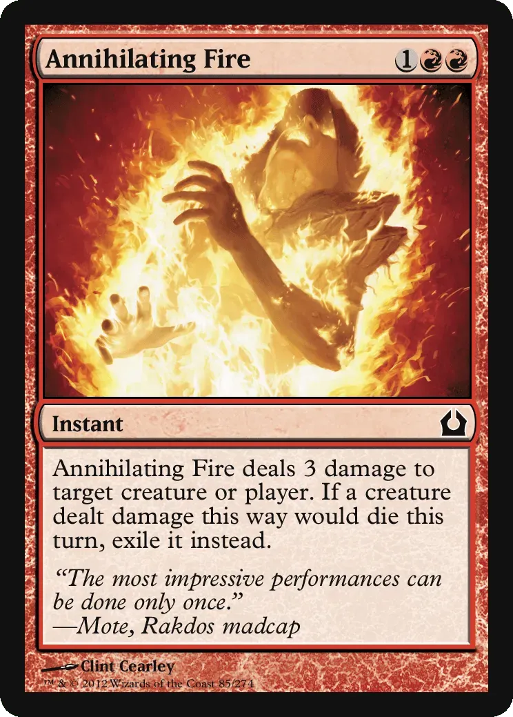 Annihilating Fire