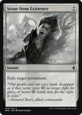 Scour from Existence