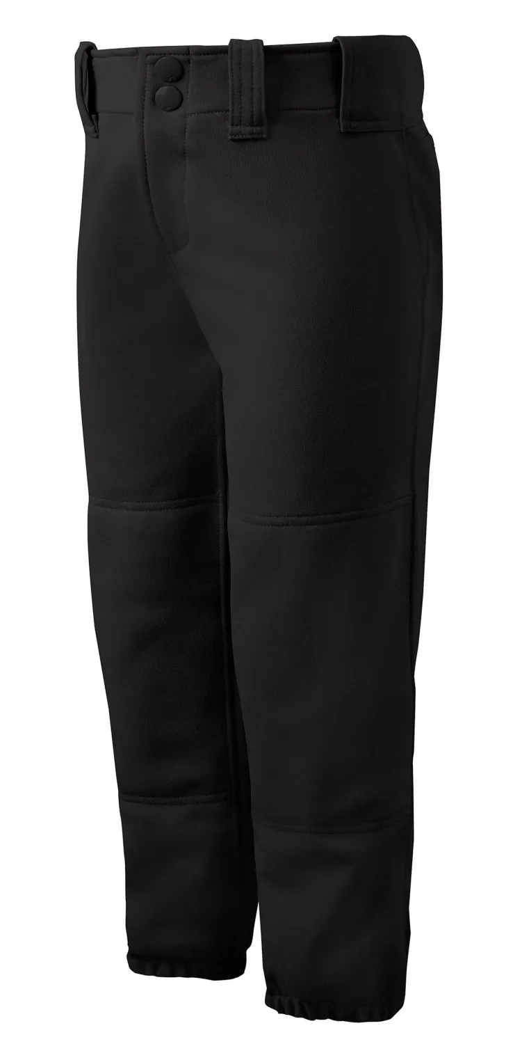 GIRLS BELTLOOP SOFTBALL PANT, COLOR: BLACK, Size: YXL