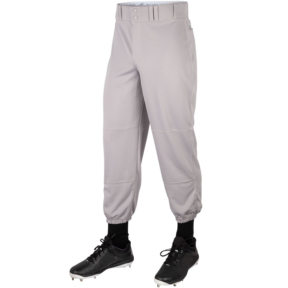BP9 ELASTIC BOTTOM PANT, COLOR: GREY, Size: AL