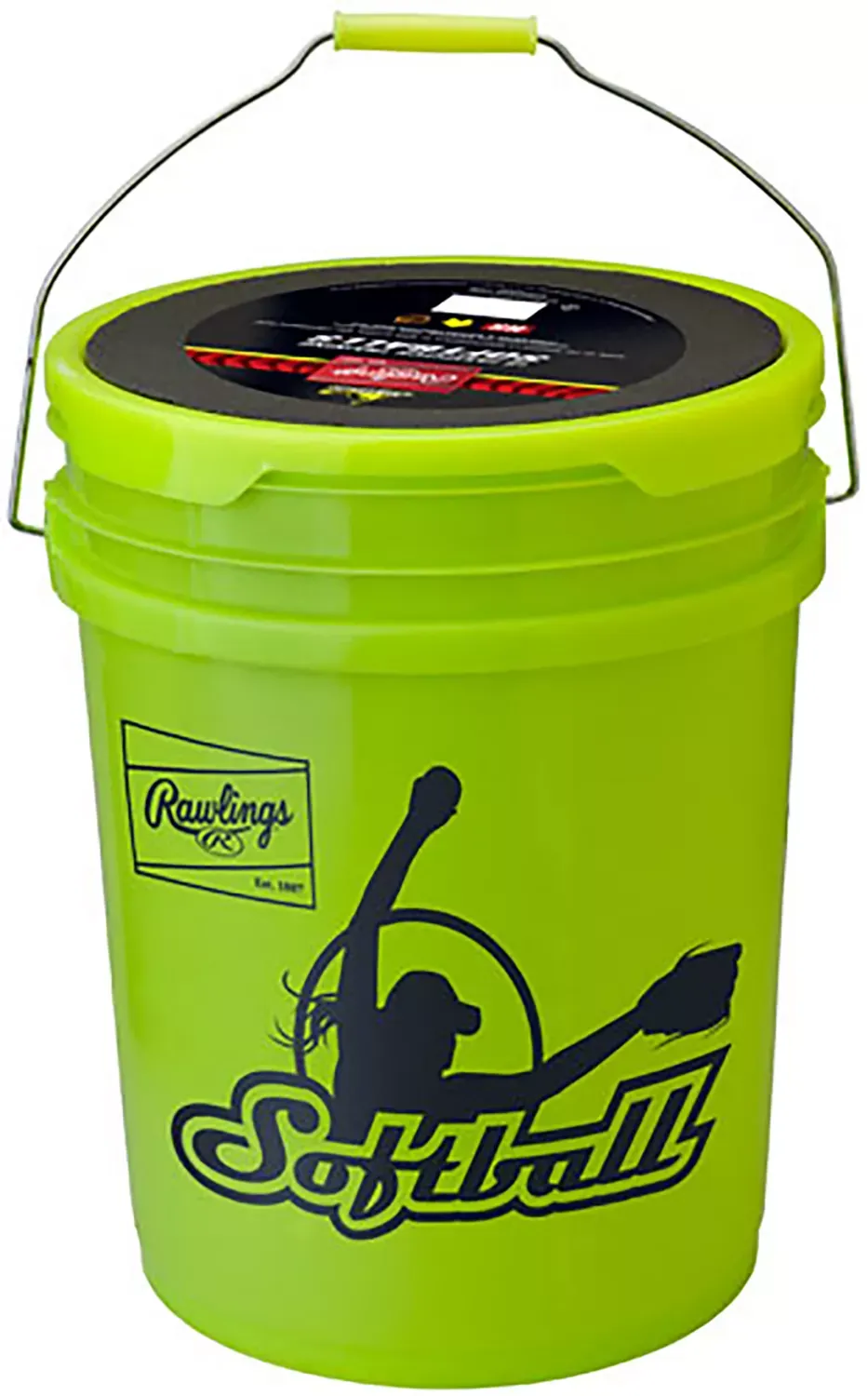 SOFTBALL  BUCKET W/ LID