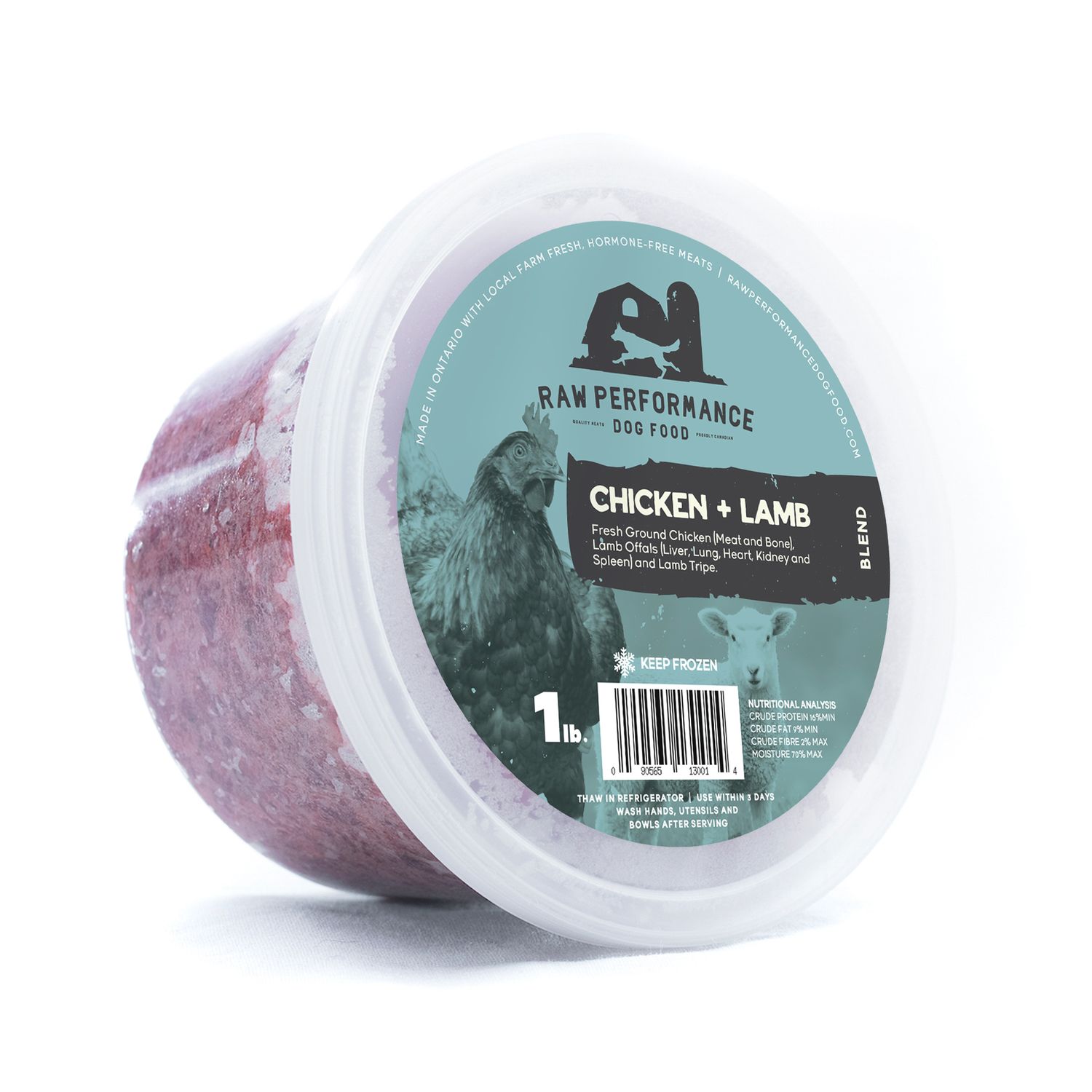 Raw Performance Chicken + Lamb Blend 1lb