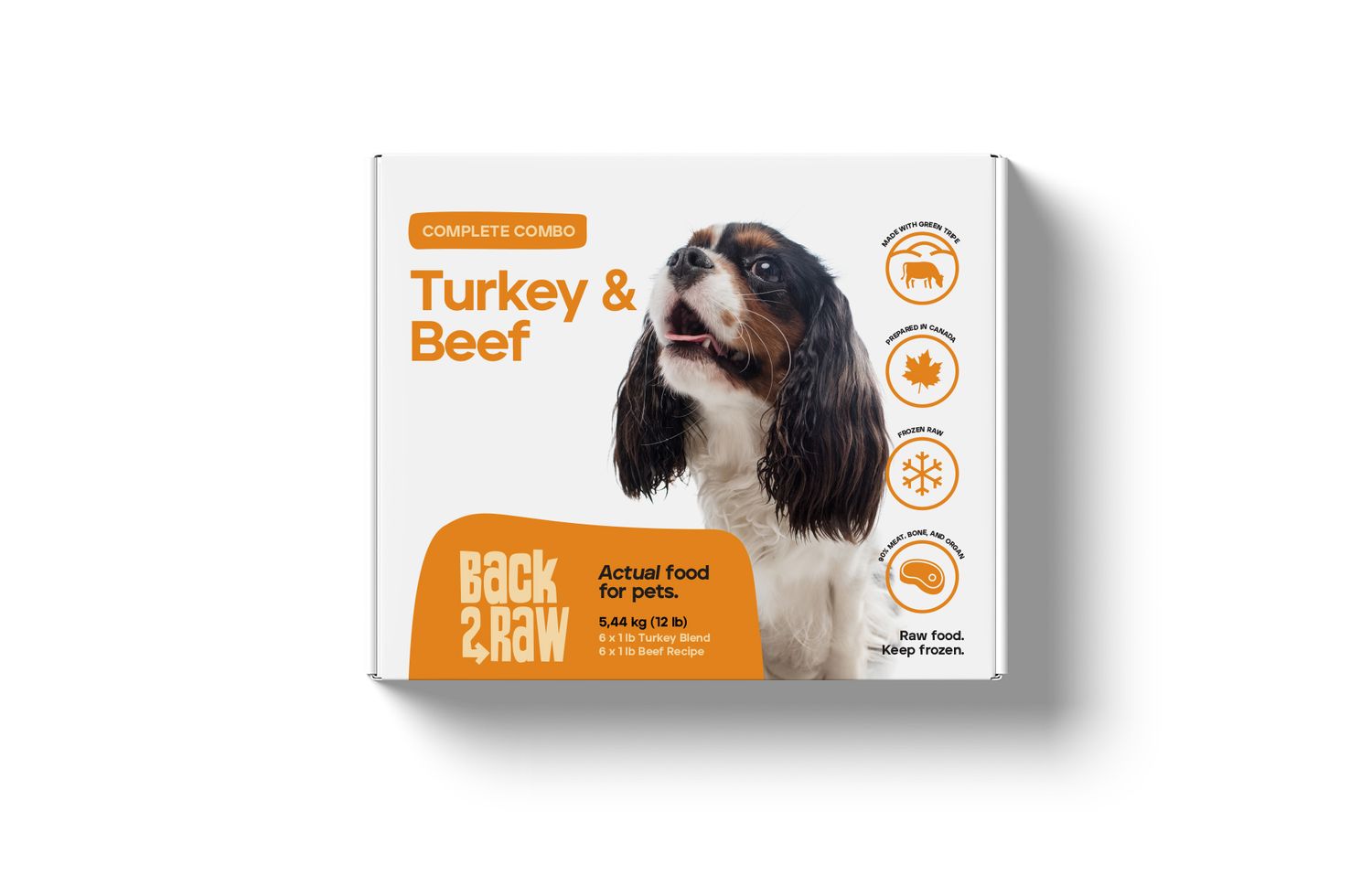Back2Raw Complete Turkey Blend &amp; Beef Recipe12lb