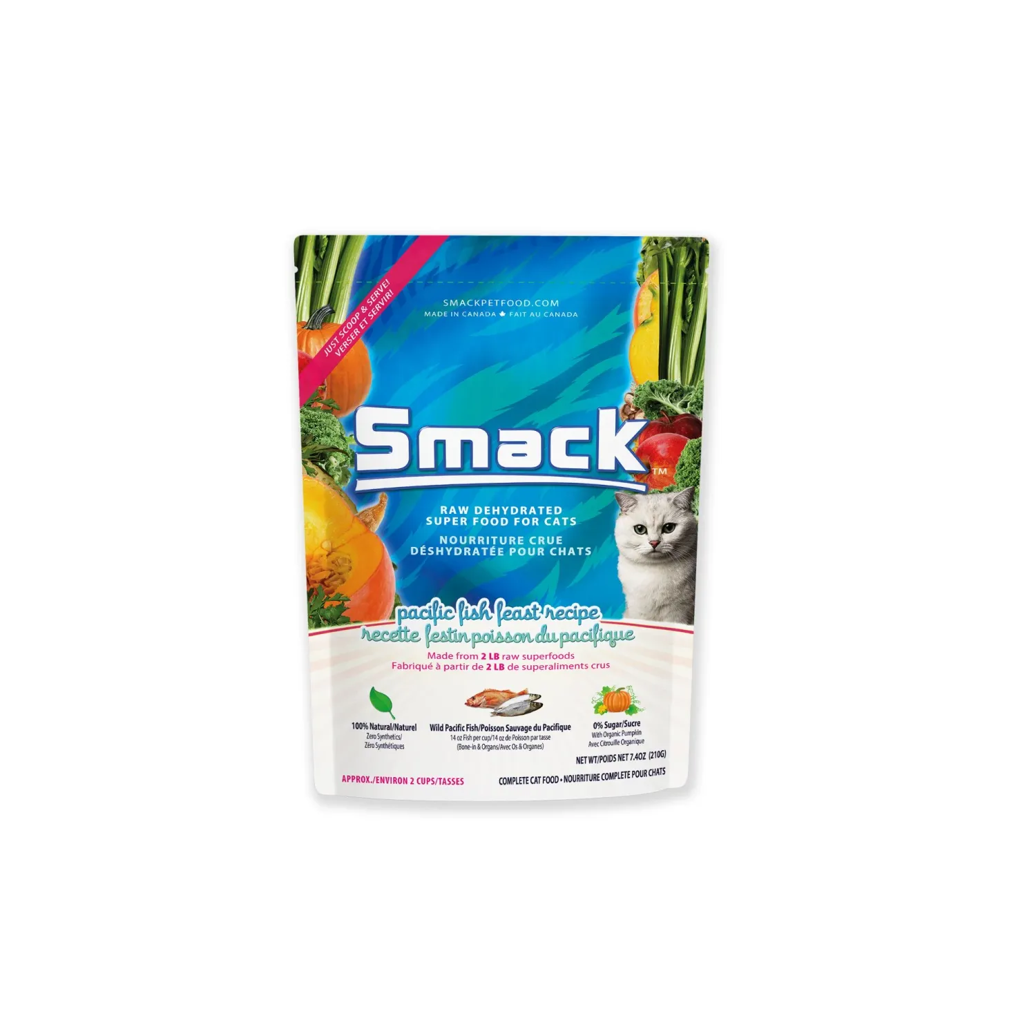 Smack Pacific Fish Feast Cat 210 g