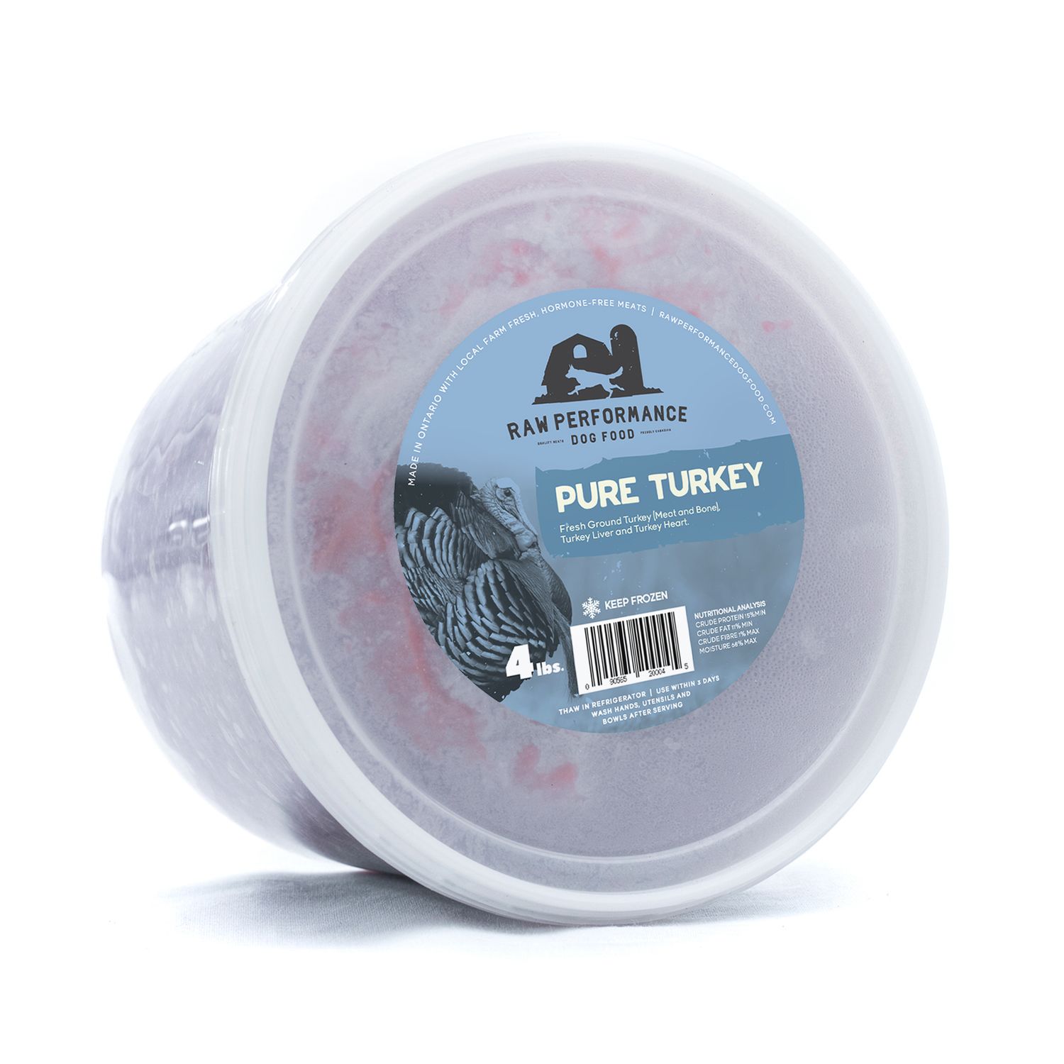 Raw Performance Pure Turkey 4lb