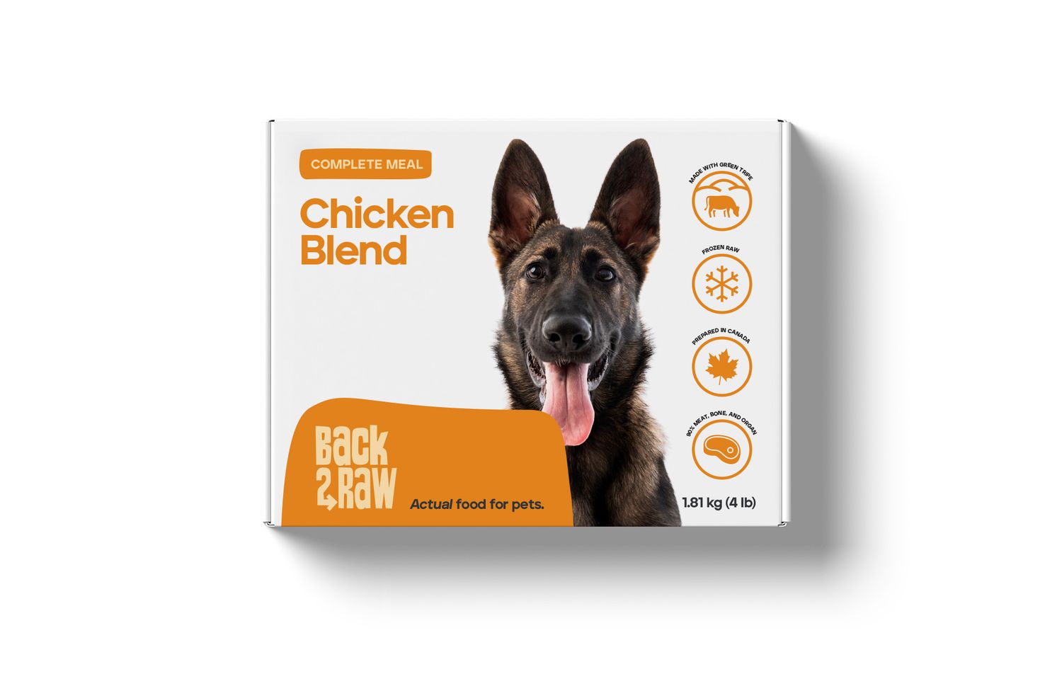 Back2Raw Complete Chicken 4lb