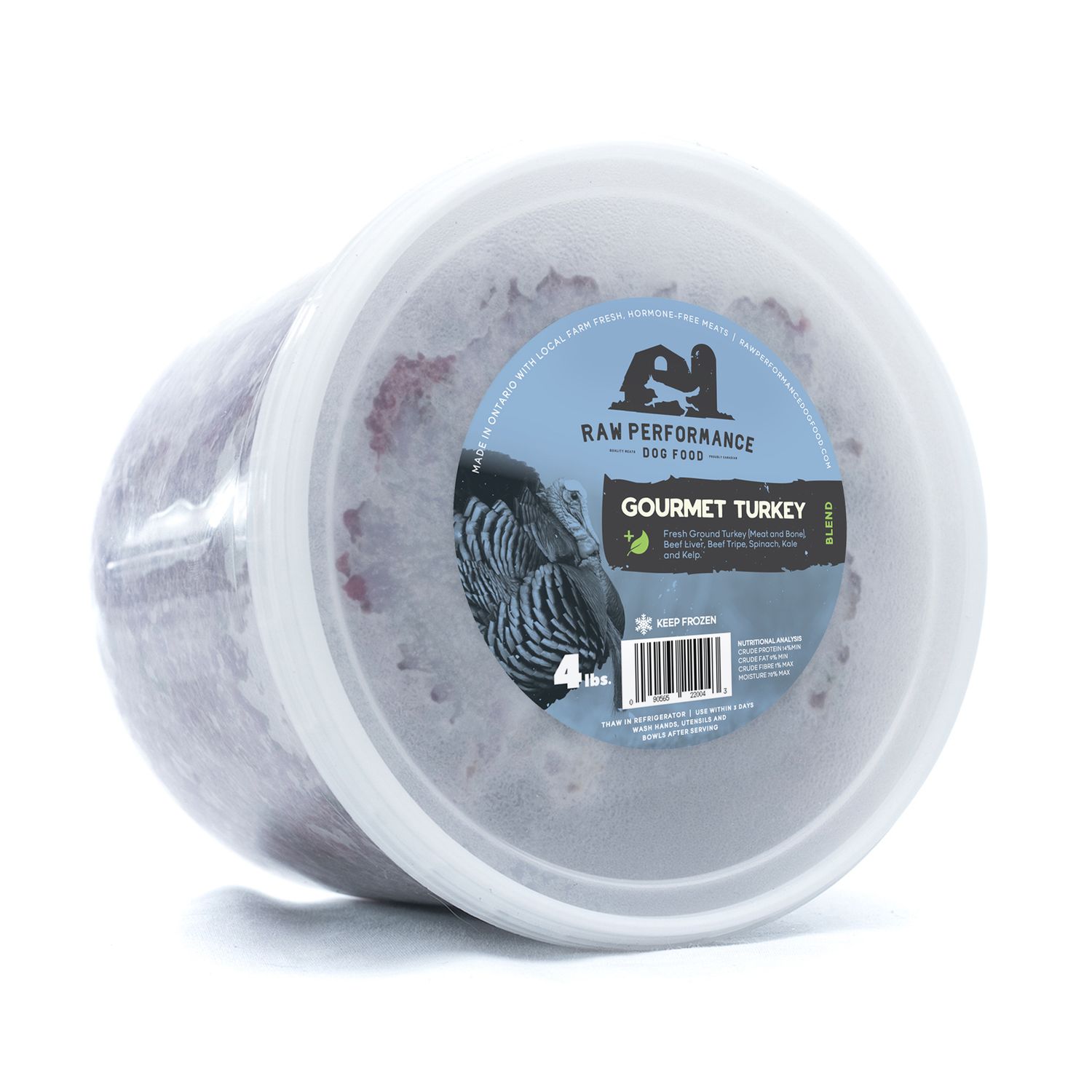 Raw Performance Gourmet Turkey 4lb