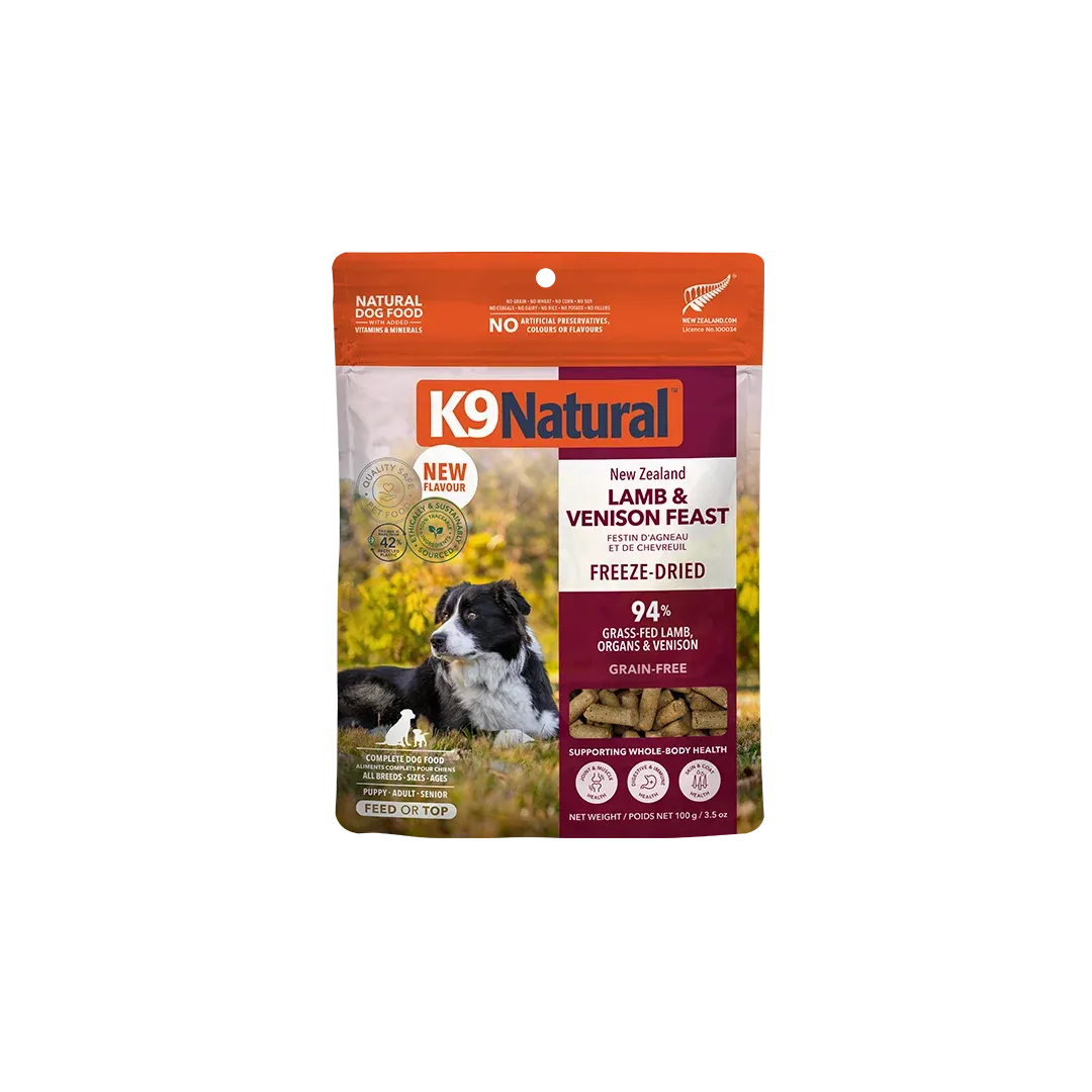 K9 Naturals Lamb &amp; venison 100g