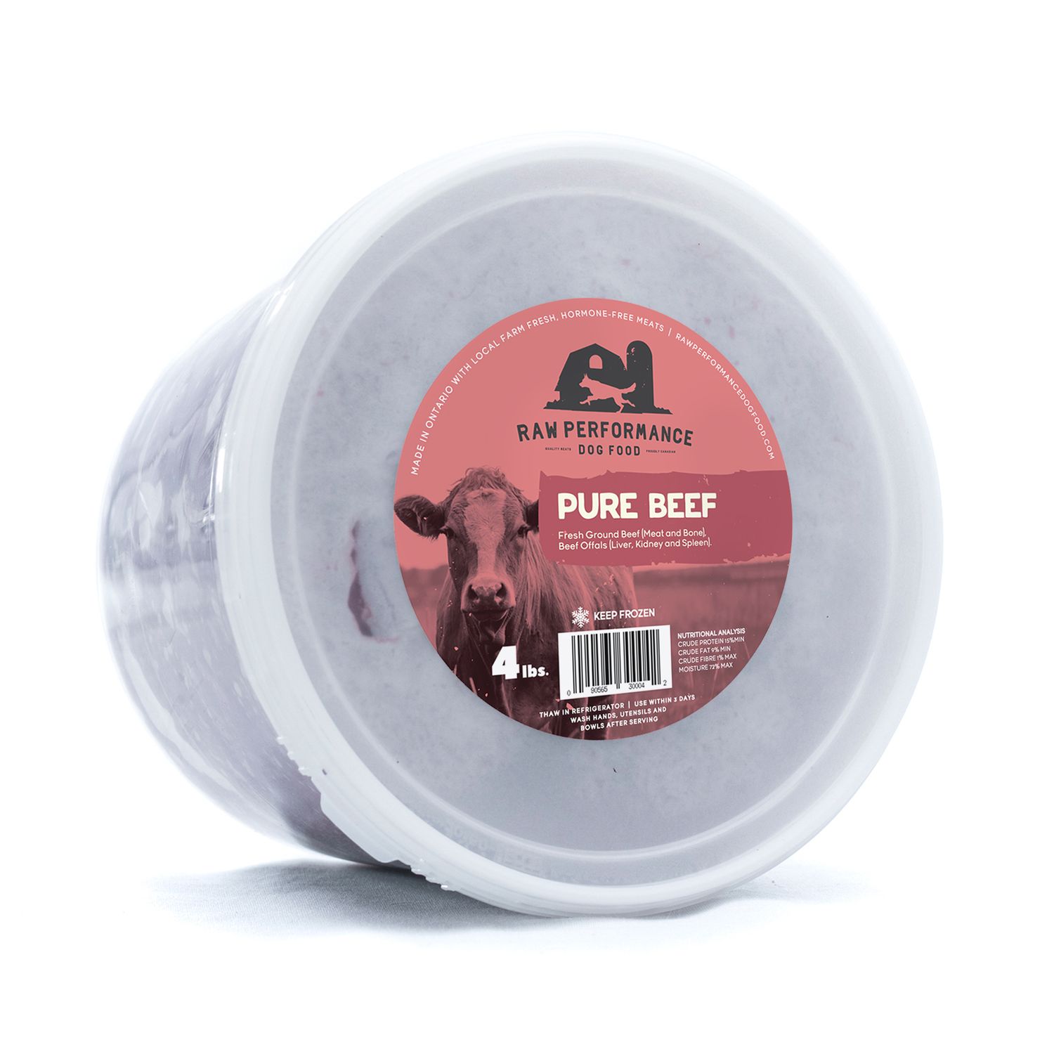 Raw Performance Pure Beef 4 lbs