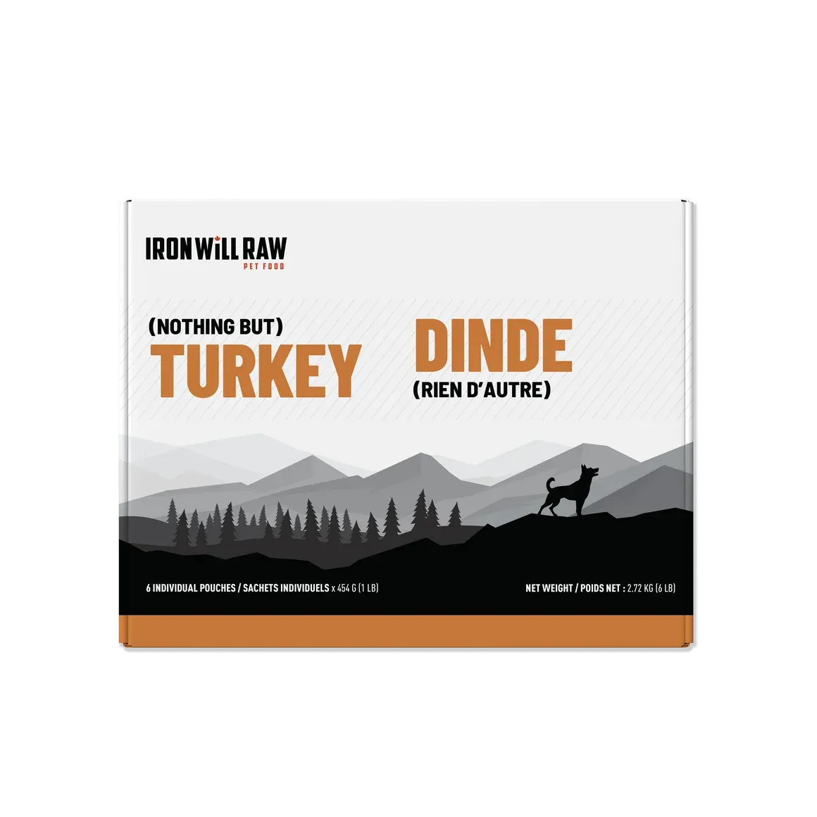 Iron Will Raw Nothing But Turkey 6lb