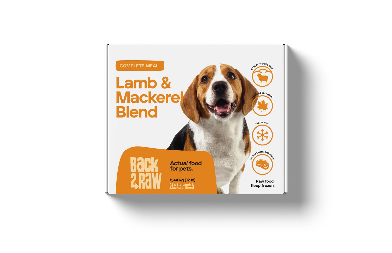 Back2Raw Complete Lamb &amp; Mackerel Blend 12lb