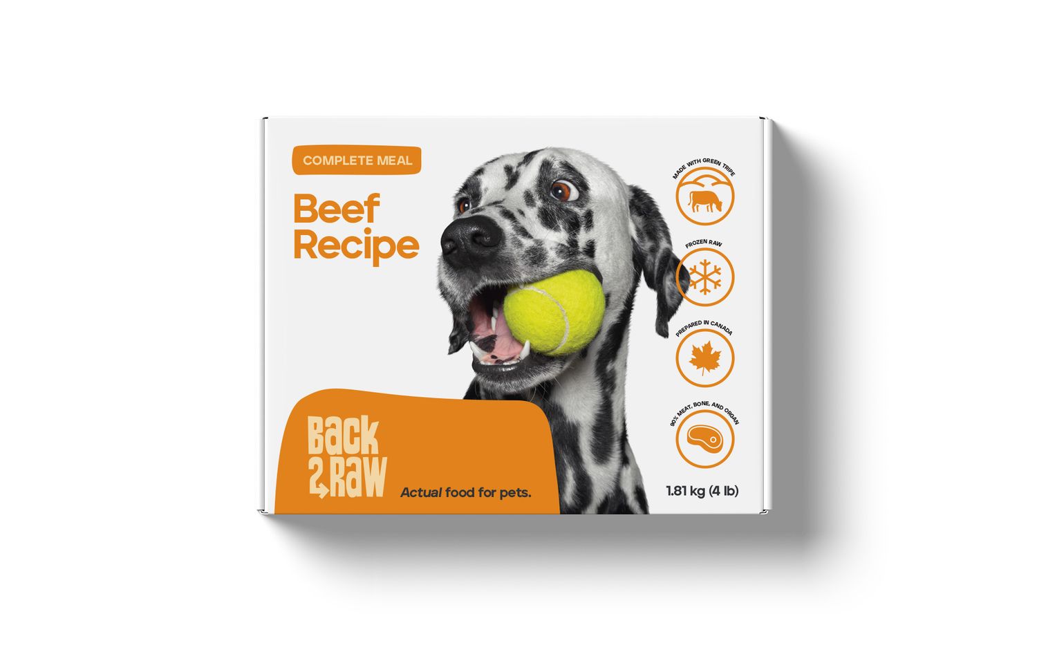 Back2Raw Complete Beef Recipe 4lb