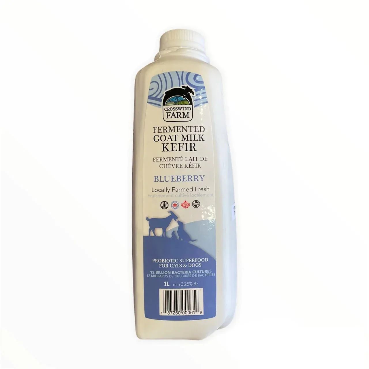 Crosswind Farm Goat Milk Blueberry 1L