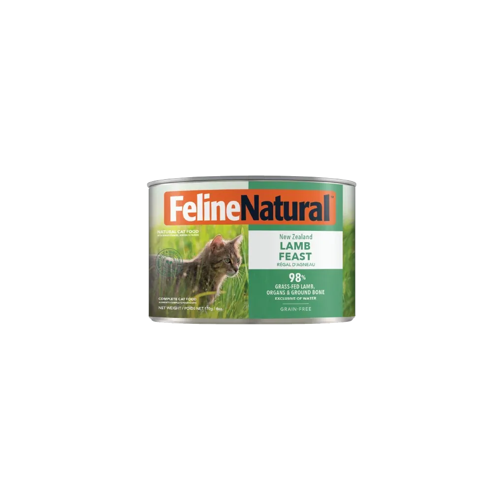 Feline Naturals NZ Lamb Feast for Cats 6oz