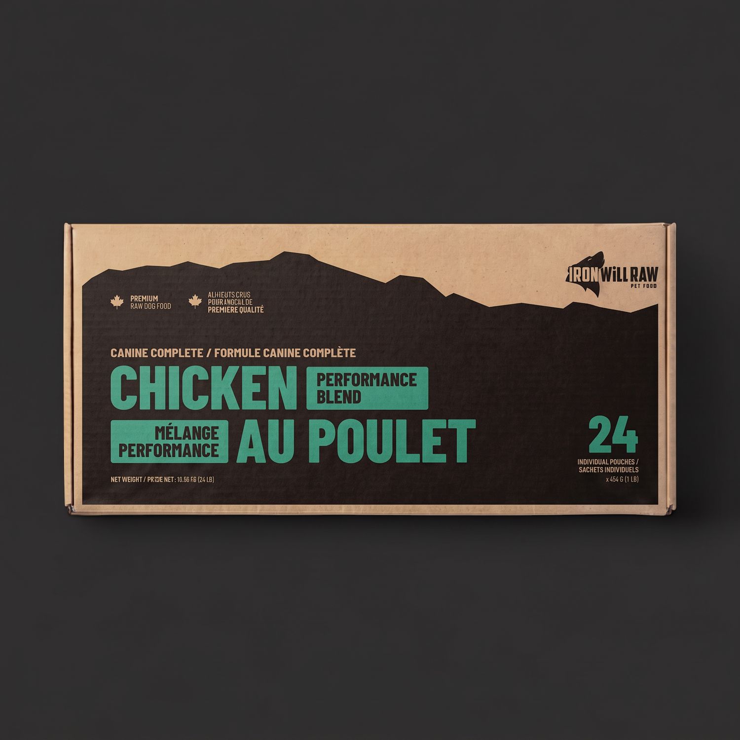 Iron Will Raw Chicken &amp; Beef 24lb