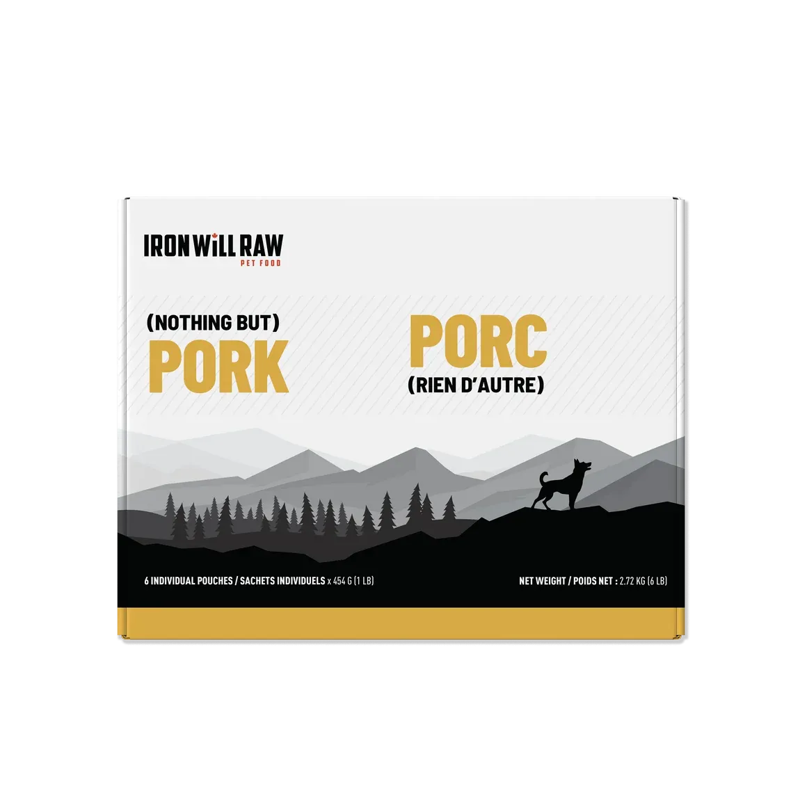 Iron Will Raw Nothing But Pork 6lb