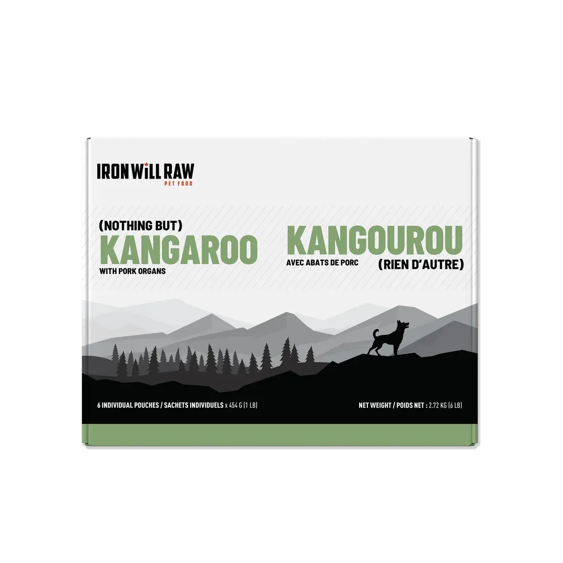Iron Will Raw Nothing But Kangaroo 6lb