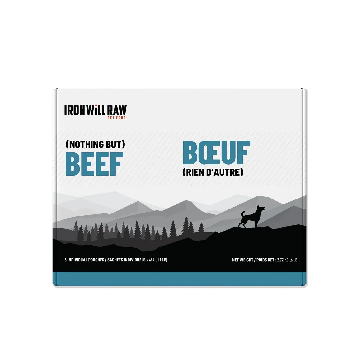 Iron Will Raw Nothing But Beef 6lb