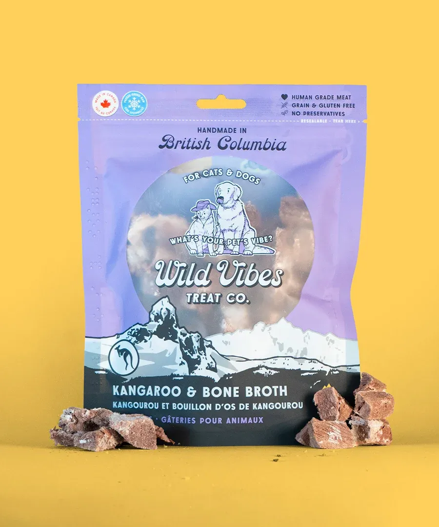 Wild Vibes Kangaroo &amp; Bone Broth Treats