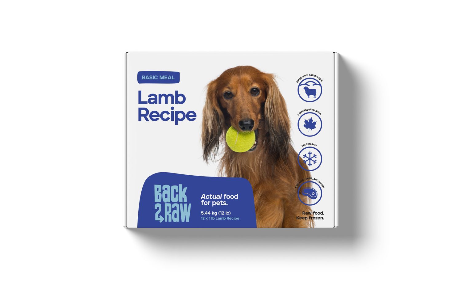 Back2Raw Basic Lamb Recipe 12lb