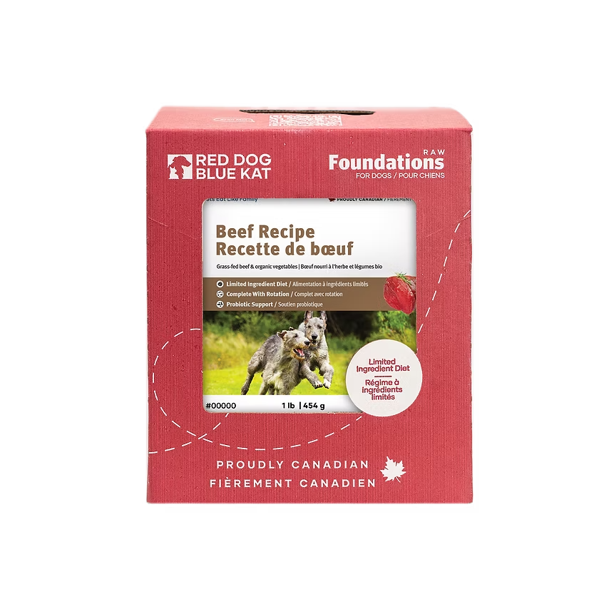 Red Dog Blue Kat Beef Dog 4 x .25lb