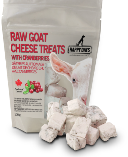 Happy Days Goat Cheese Treats w/Cranberry 100g