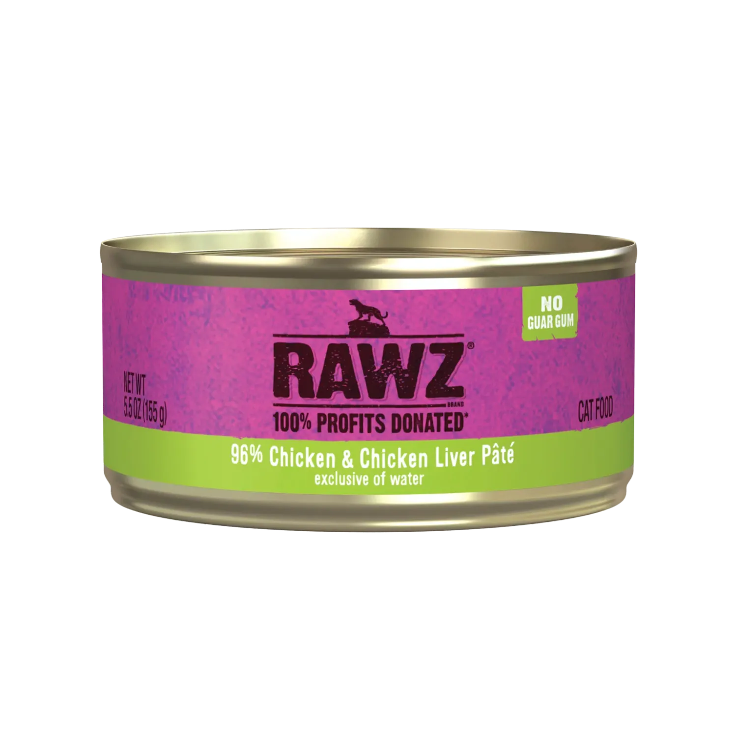 RAWZ 96% Chicken &amp; Liver Pate 5.5 oz