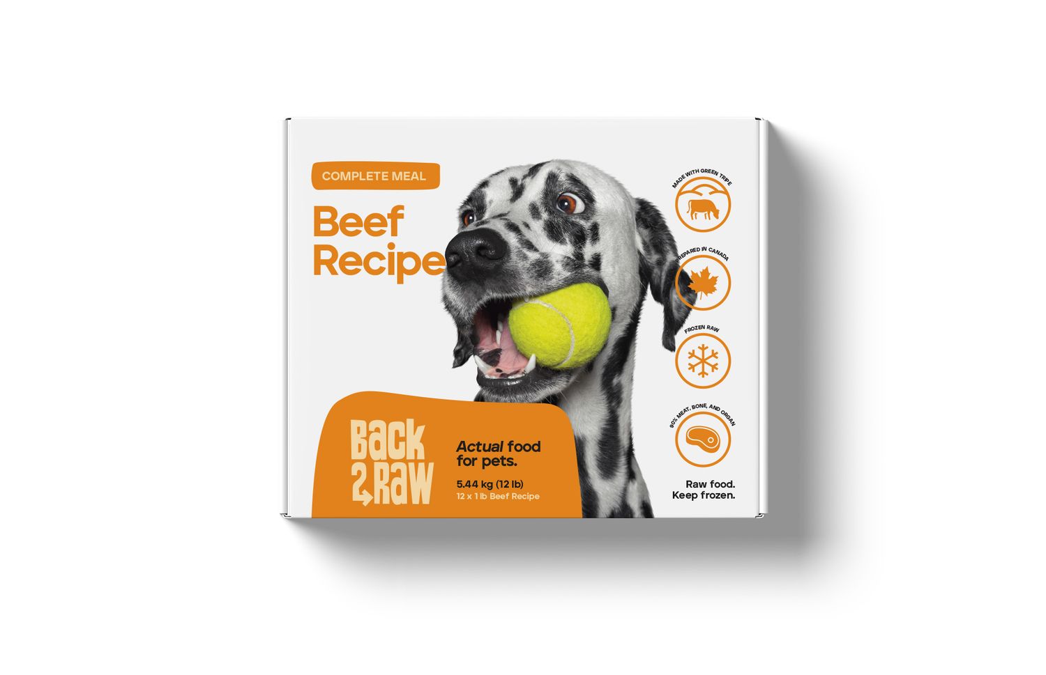 Back2Raw Complete Beef Recipe12lb