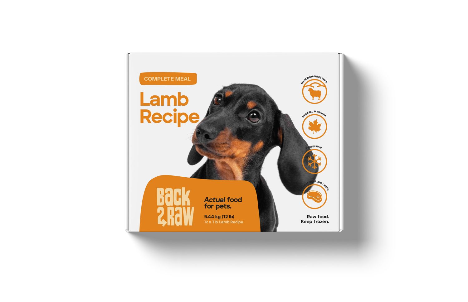 Back2Raw Complete Lamb Recipe 12lb