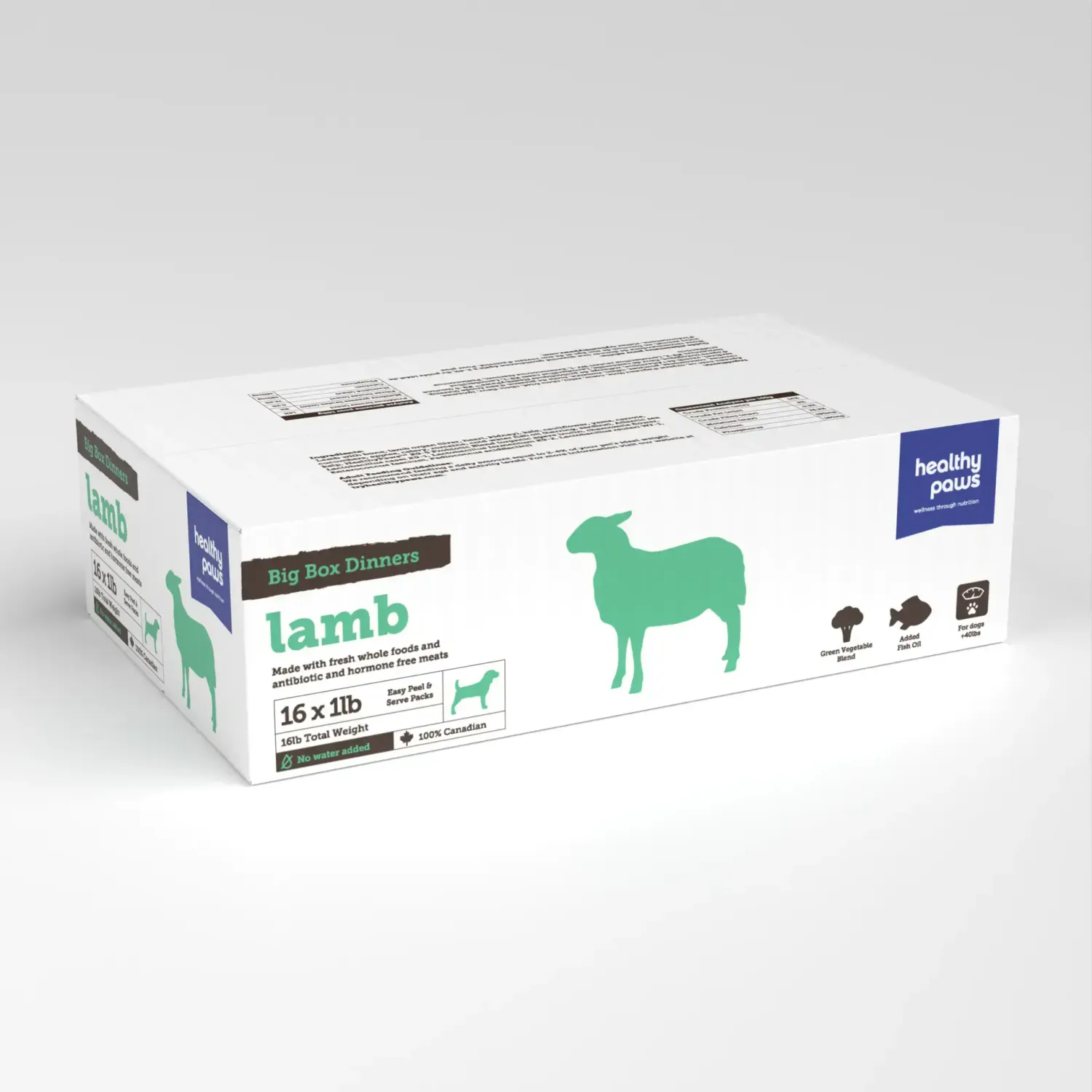 Healthy Paws Big Box Lamb16lb