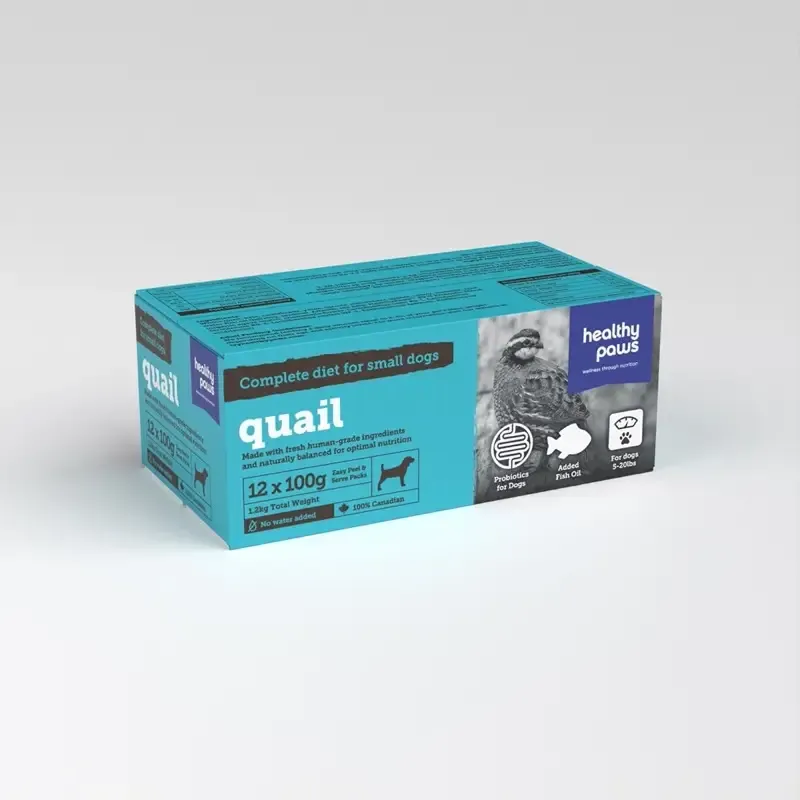 Healthy Paws Complete Quail 12 x 100g