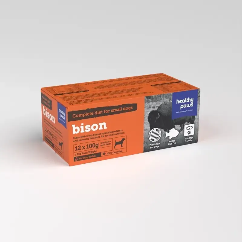 Healthy Paws Complete Bison 12 x 100g
