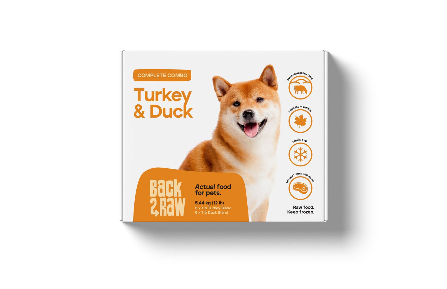 Back2Raw Complete Turkey &amp; Duck Blend 12lb
