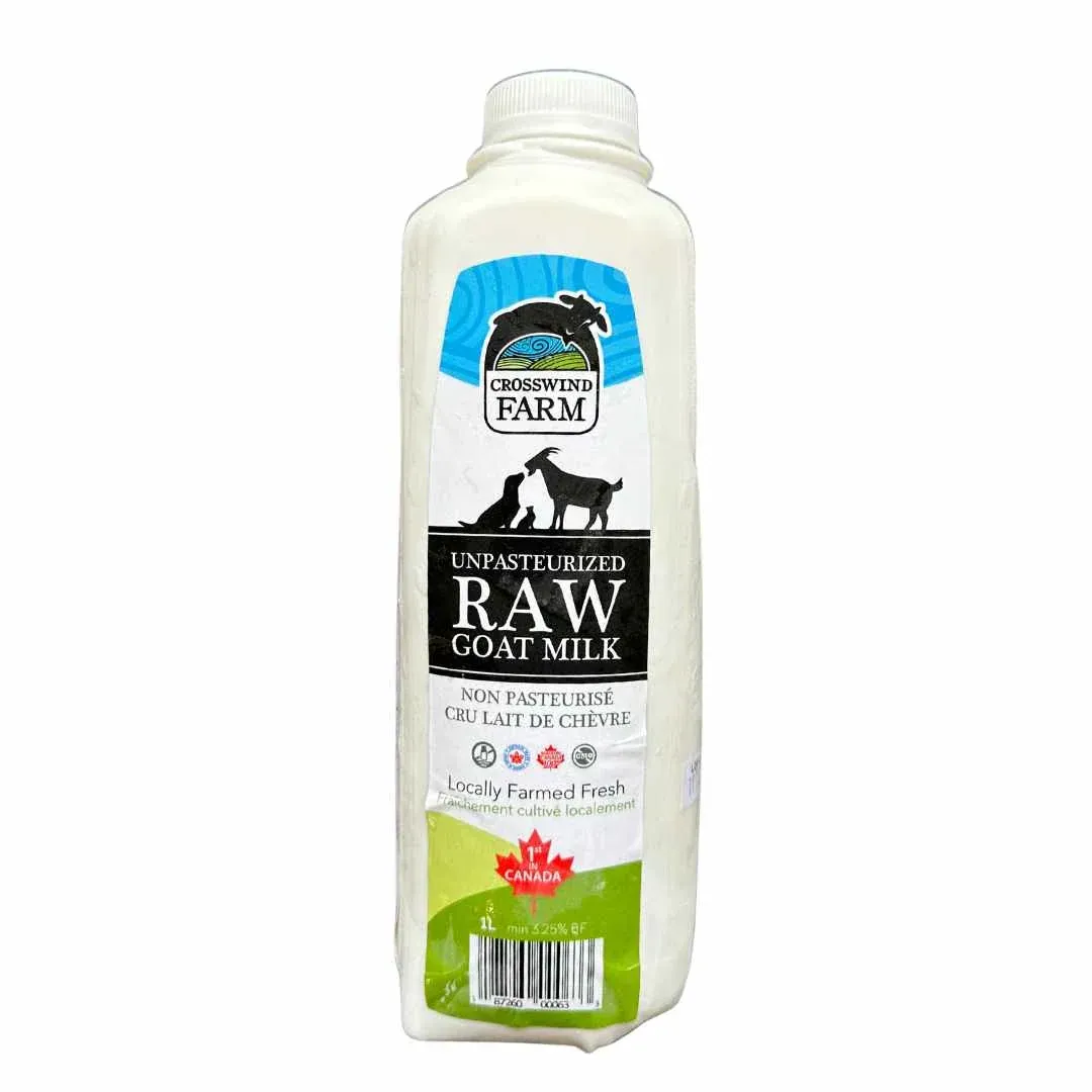 Crosswind Farm Raw Goat Milk 1L