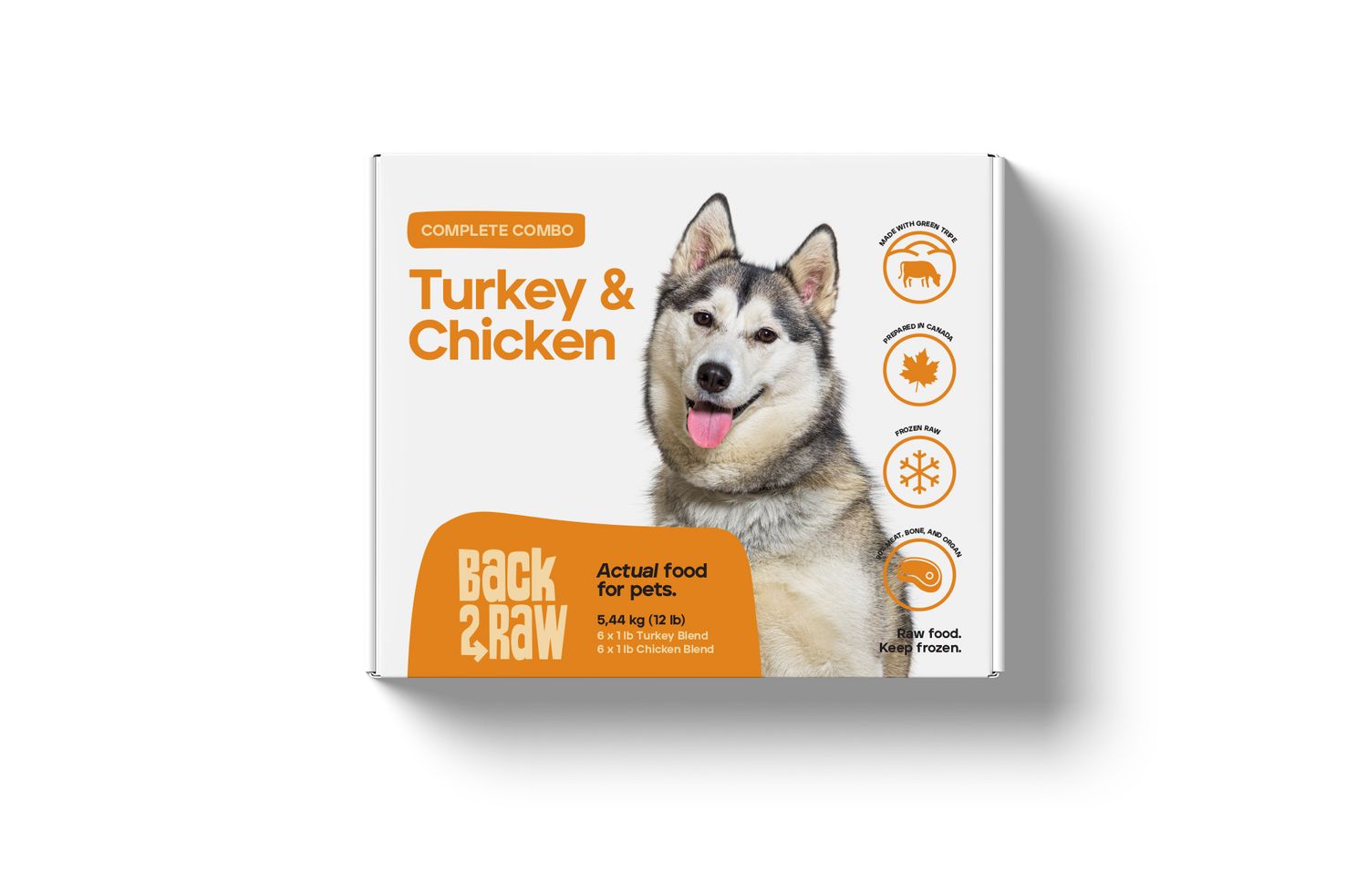 Back2Raw Complete Turkey &amp; Chicken Blend 12lb