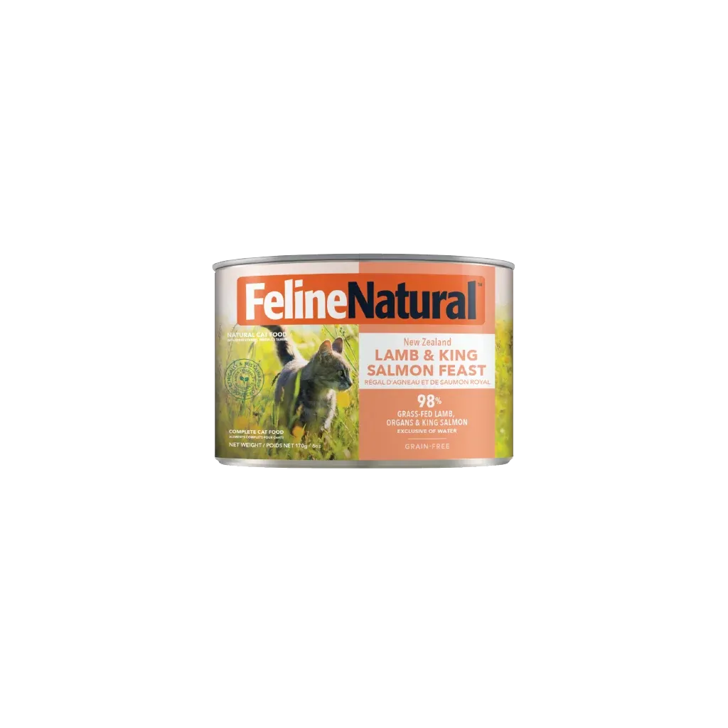 Feline Naturals NZ Lamb &amp; King Salmon 6 oz