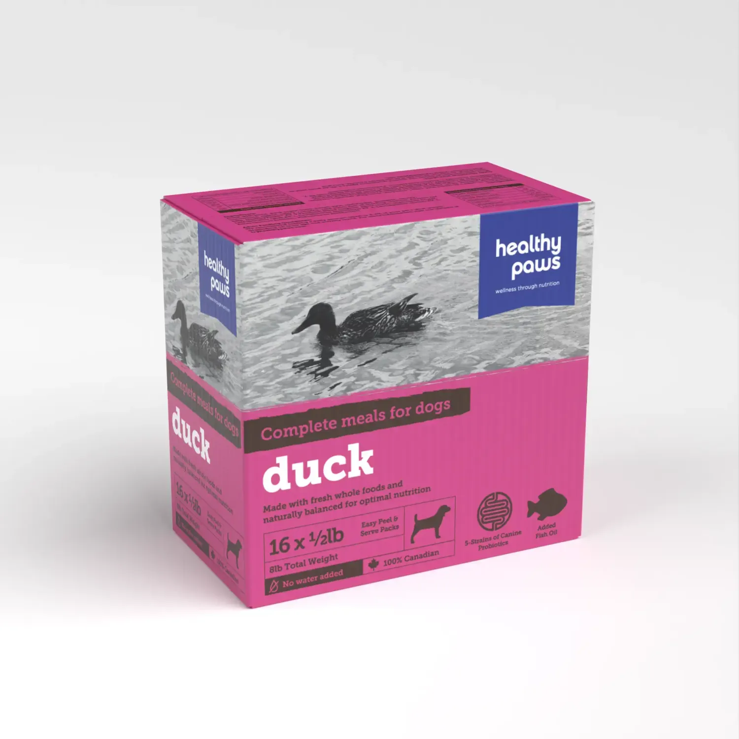 Healthy Paws Canine Complete Duck Dinner 8lb