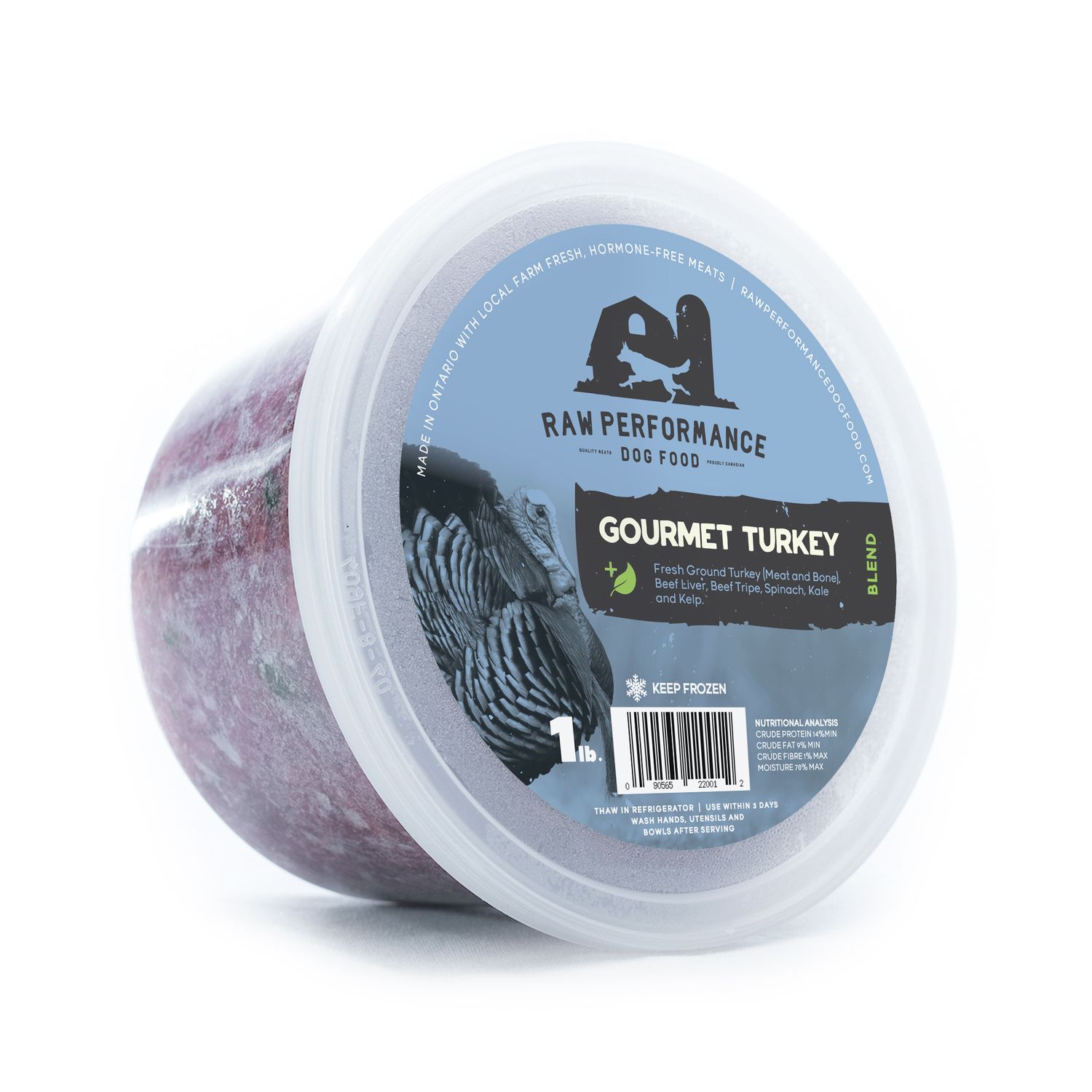 Raw Performance Gourmet Turkey 1lb