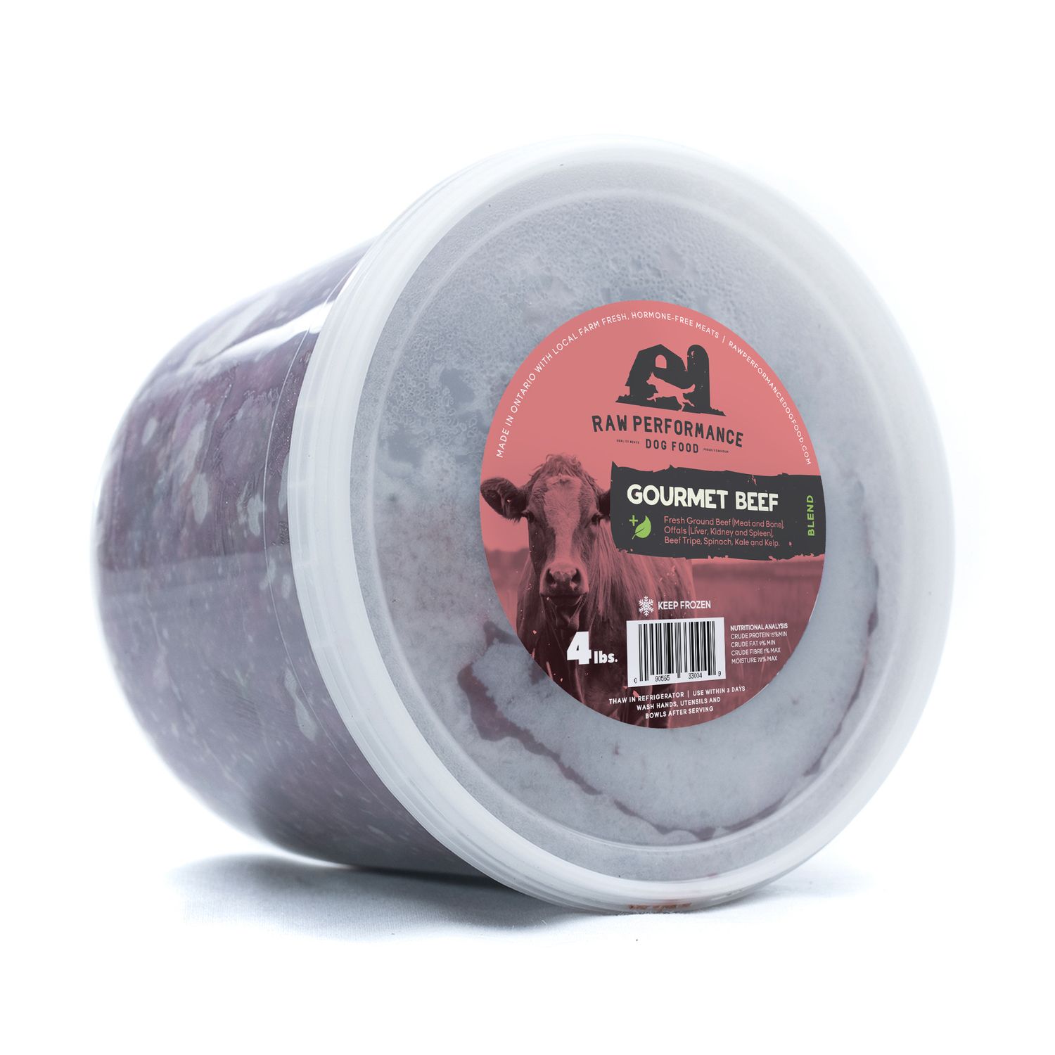Raw Performance Gourmet Beef 4lb